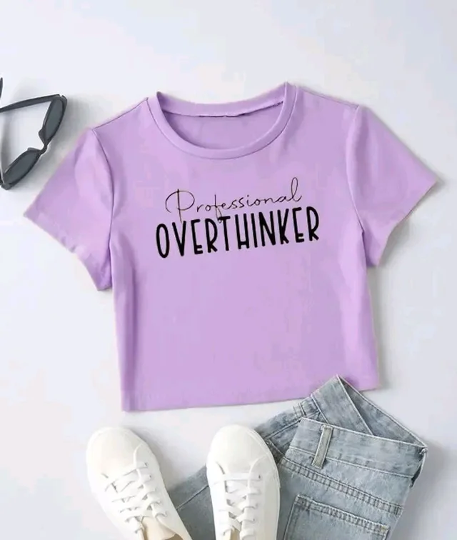 Stylish Combed Cotton Crop Top for Women - Melanie, M