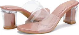 transparent heels for women - Clam Shell, 4