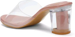 transparent heels for women - Clam Shell, 7