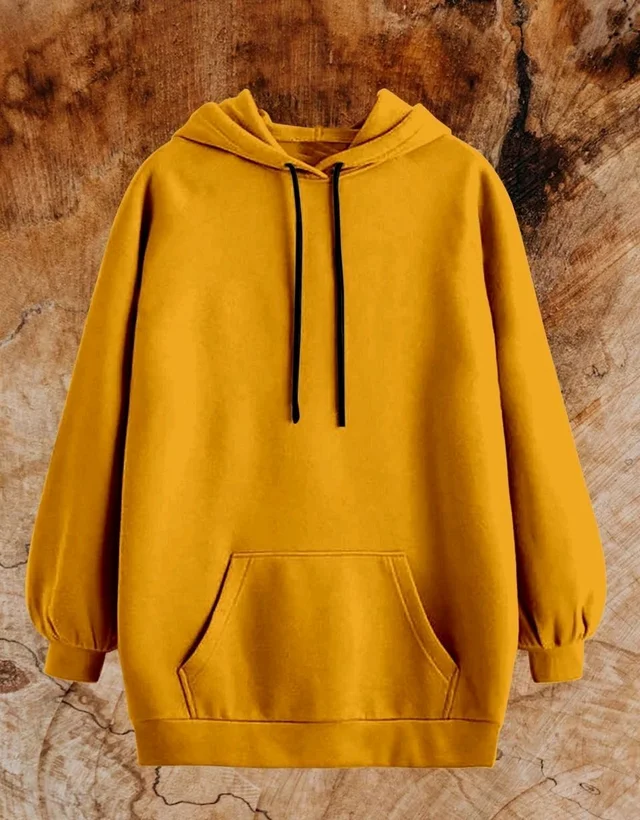 Men Full Sleeve Solid Hooded Sweatshirt - Indochine, L
