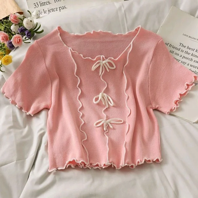 Casual Regular Sleeves Self Design Women Pink Top - Coral Tree, S