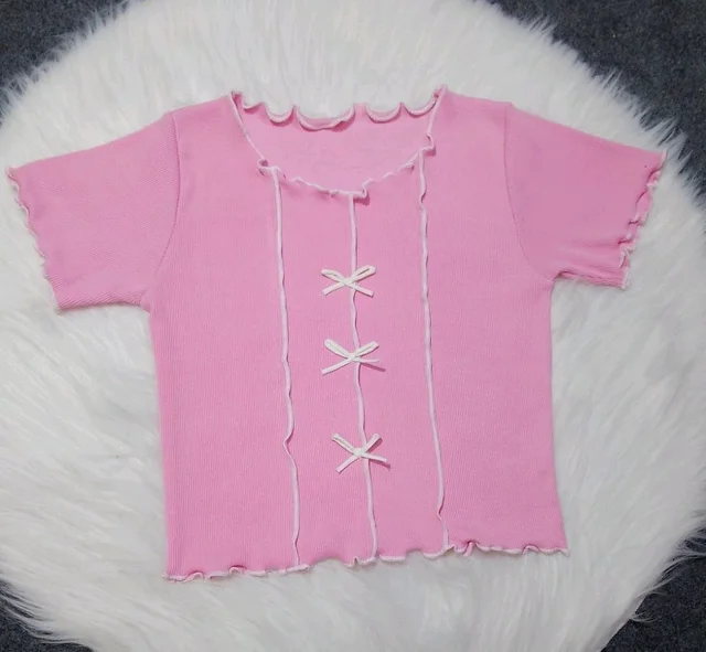 Casual Regular Sleeves Self Design Women Pink Top - Viola, XS