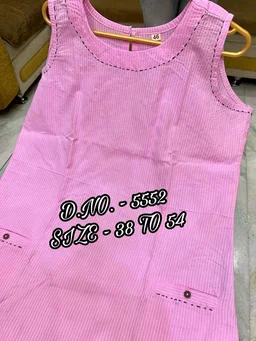 Mehendi Halter Neck Kurta & Cotton Culottes - pink, S