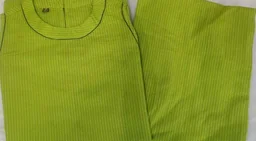 Mehendi Halter Neck Kurta & Cotton Culottes - Wasabi, S
