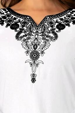 Women Rayon Regular Top - White, XXL