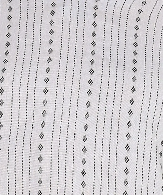 Women Striped Pure Cotton. Straight Kurta (Purple) - Alto, S