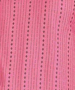 Women Striped Pure Cotton. Straight Kurta (Purple) - Deep Blush, XL