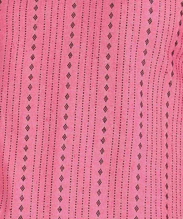 Women Striped Pure Cotton. Straight Kurta (Purple) - Deep Blush, XXXL