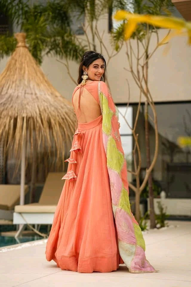Charvi bright cosmos maxi set - Burnt Sienna, M