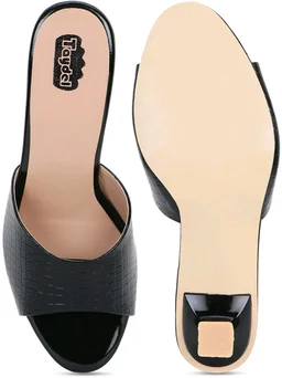 Women Heels Sandal (Black, 3) - Black, 5