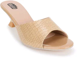 Women Heels Sandal (Black, 3) - Cashmere, 5
