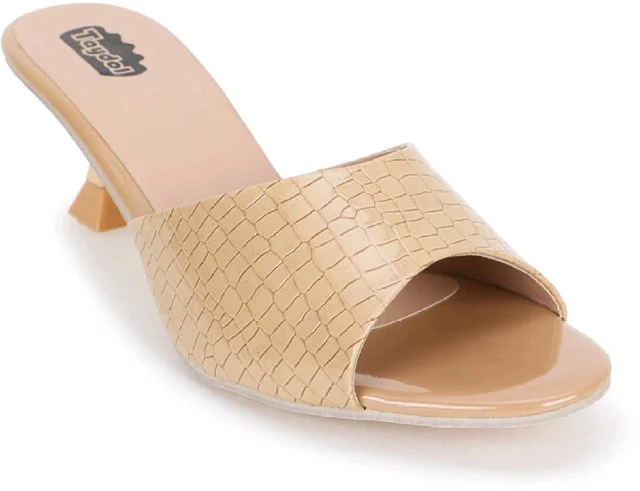 Women Heels Sandal (Black, 3) - Cashmere, 5