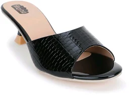 Women Heels Sandal (Black, 3) - Black, 6