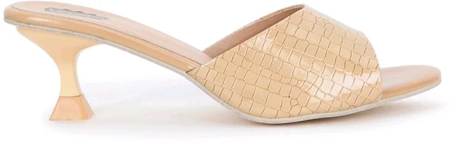 Women Heels Sandal (Black, 3) - Cashmere, 6