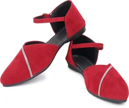 Saba Collection Women Flats Sandal (Black, 7) - Cardinal, 3