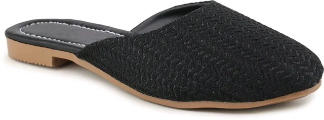 Muzem Women Flats Sandal (Pink, 5) - Black, 4