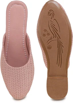 Muzem Women Flats Sandal (Pink, 5) - Oriental Pink, 6