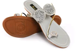 Bootify Women Flats Sandal (Grey, 7) - Cotton Seed, 4