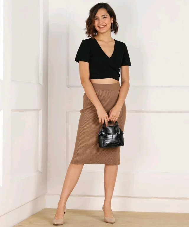 Casual Regular Sleeves Solid Women Black Top - Black, M