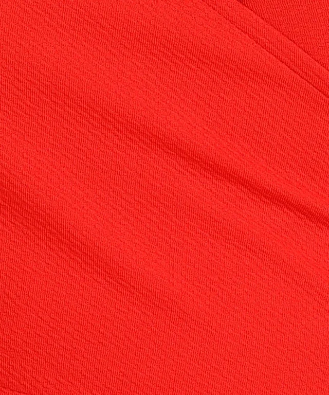 Casual Regular Sleeves Solid Women Black Top - Red, M