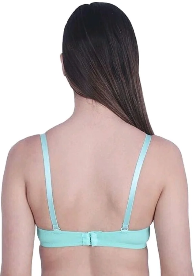 Women Everyday Lightly Padded Bra (Red)
- Green, 34B