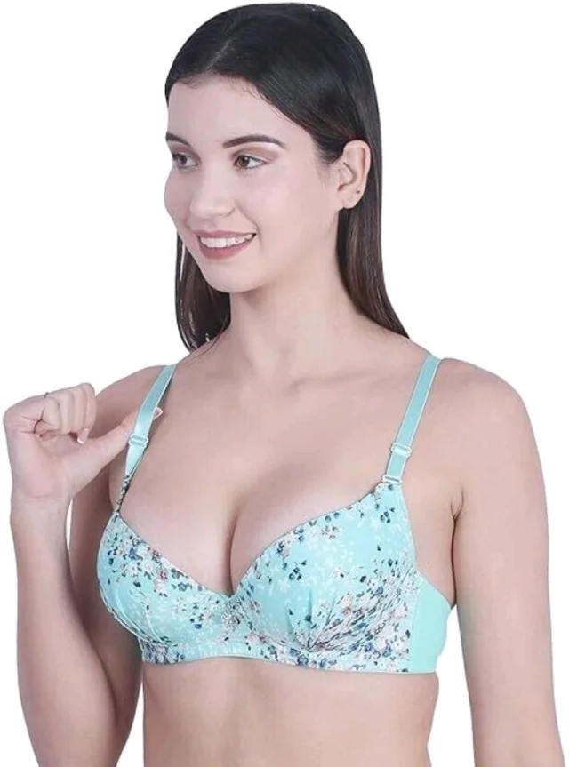 Women Everyday Lightly Padded Bra (Red)
- Green, 36B