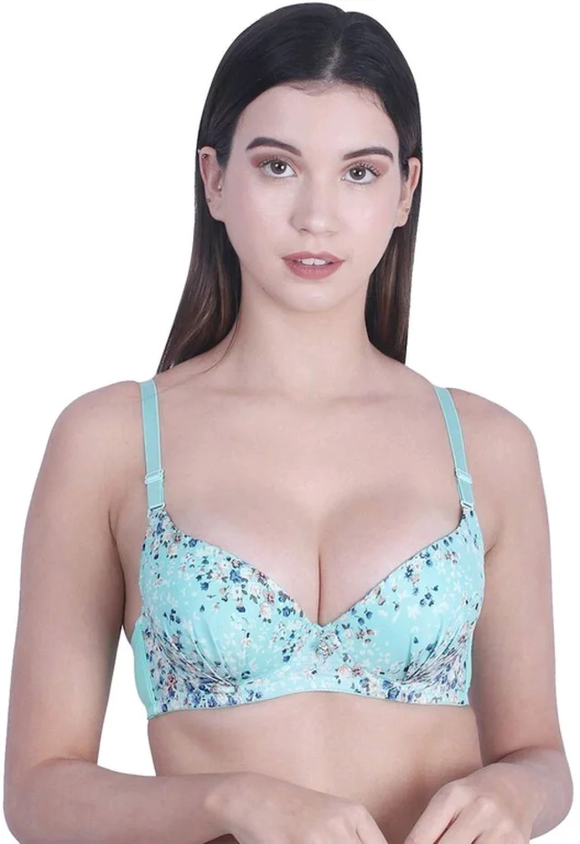 Women Everyday Lightly Padded Bra (Red)
- Green, 40B