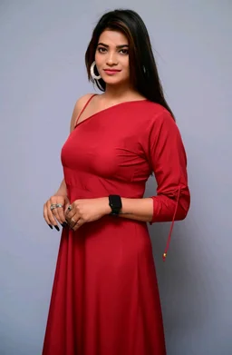 Women Fit and Flare Maroon Dress
- Maroon, 4XL