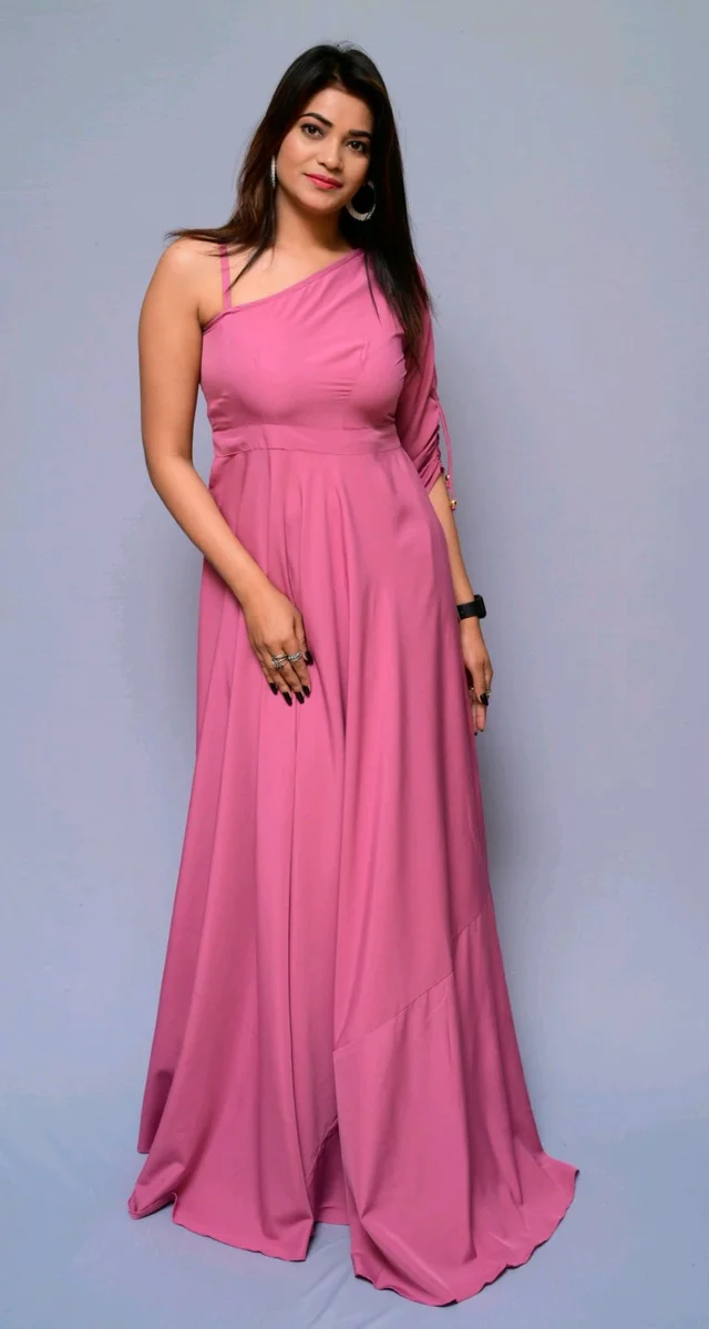 Women Fit and Flare Maroon Dress
- Pink, 4XL