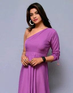 Women Fit and Flare Maroon Dress
- Lavender, 5XL