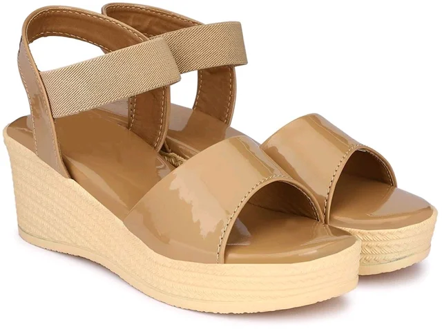 Women Wedges Sandal (Black, 6)
- Whiskey, 3
