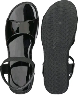 Women Wedges Sandal (Black, 6)
- Black, 4
