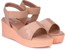 Women Wedges Sandal (Black, 6)
- Rose Fog, 5