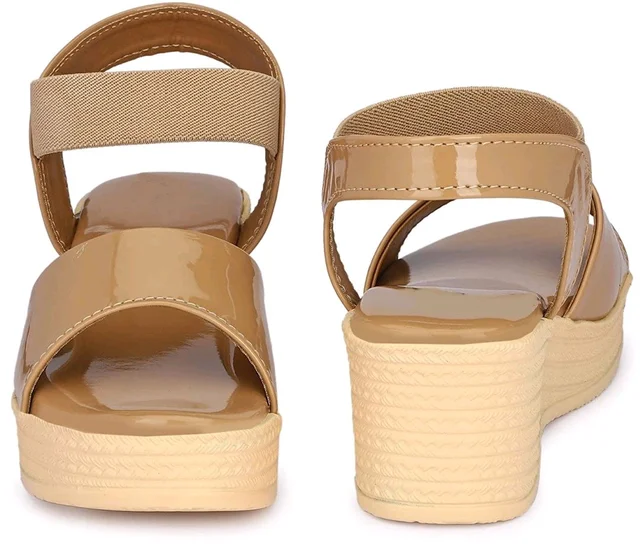 Women Wedges Sandal (Black, 6)
- Whiskey, 5