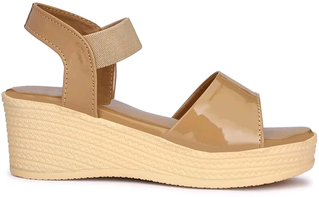 Women Wedges Sandal (Black, 6)
- Whiskey, 6