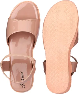 Women Wedges Sandal (Black, 6)
- Rose Fog, 7