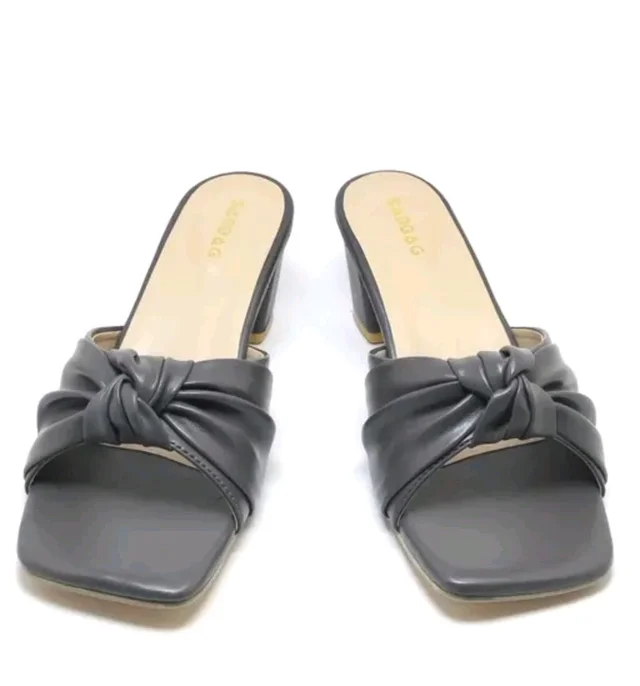 Block Heel Slipper For Women And Girl - Dorado, 8