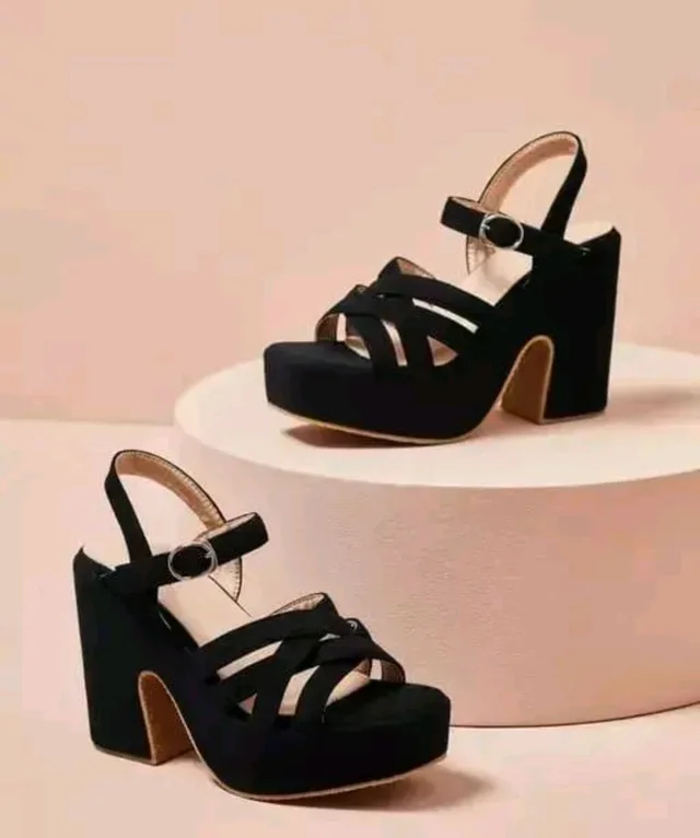 LATEST WOMEN HEEL - Black, 3
