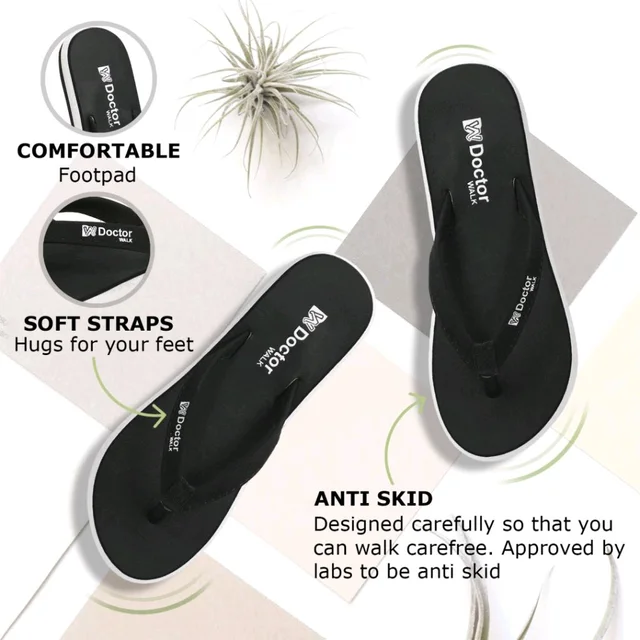 Lightweight Antiskid|Ortho|Heels Slippers for Women Flip Flop for Girls Women Slippers
(Maroon, 4)
- Black, 4