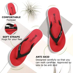 Lightweight Antiskid|Ortho|Heels Slippers for Women Flip Flop for Girls Women Slippers
(Maroon, 4)
- Red, 5