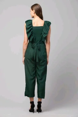 Solid women jumpsuit. - Te Papa Green, L