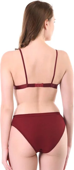 Bra & Panty Set Self Design Multicolor Lingerie Set
- 30B