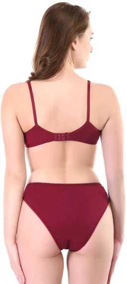 Bra & Panty Set Self Design Multicolor Lingerie Set - 32B