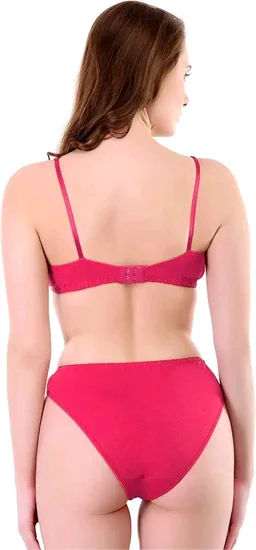 Bra & Panty Set Self Design Multicolor Lingerie Set - 32B