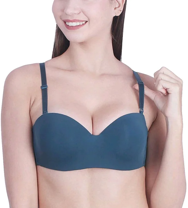 Women T-Shirt Lightly Padded Bra (Red)
- Green, 32A