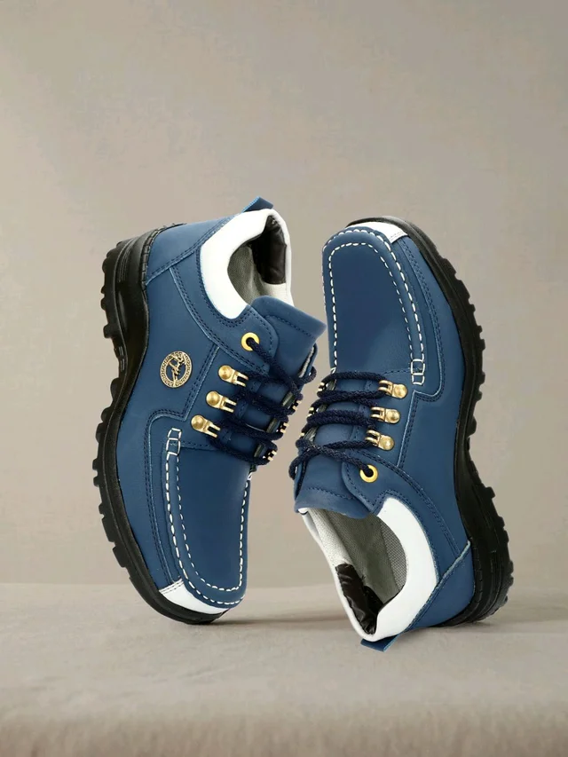 Outdoor Climber Stylish Lace Up
Outdoors For Men (Grey, 6) - Blue, IND-7