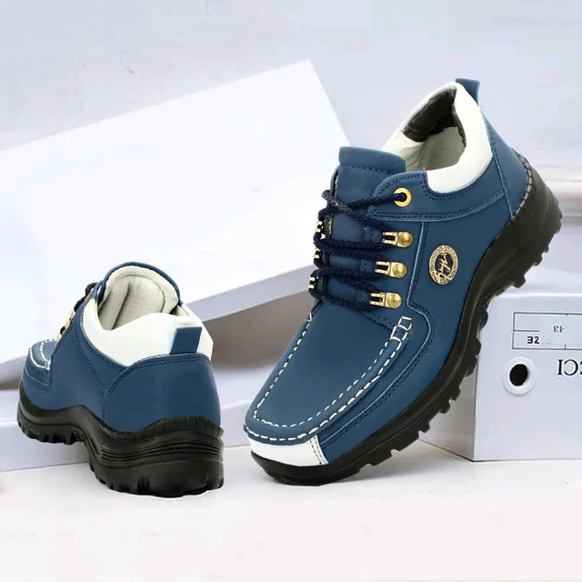 Outdoor Climber Stylish Lace Up
Outdoors For Men (Grey, 6) - Blue, IND-9