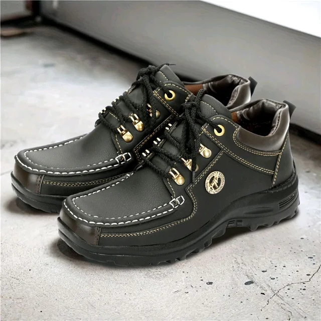 Outdoor Climber Stylish Lace Up
Outdoors For Men (Grey, 6) - Black, IND-8