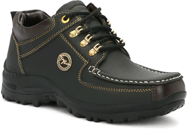 Outdoor Climber Stylish Lace Up
Outdoors For Men (Grey, 6) - Black, IND-8