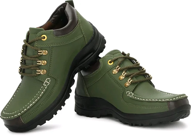 Outdoor Climber Stylish Lace Up
Outdoors For Men (Grey, 6) - Green, IND-10